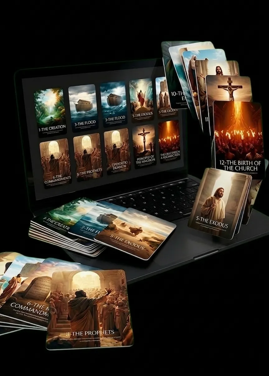 Living Bible - 8K Biblical Cards