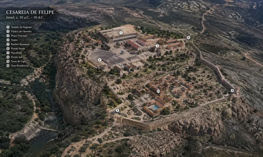 Caesarea Philippi - 3D reconstruction