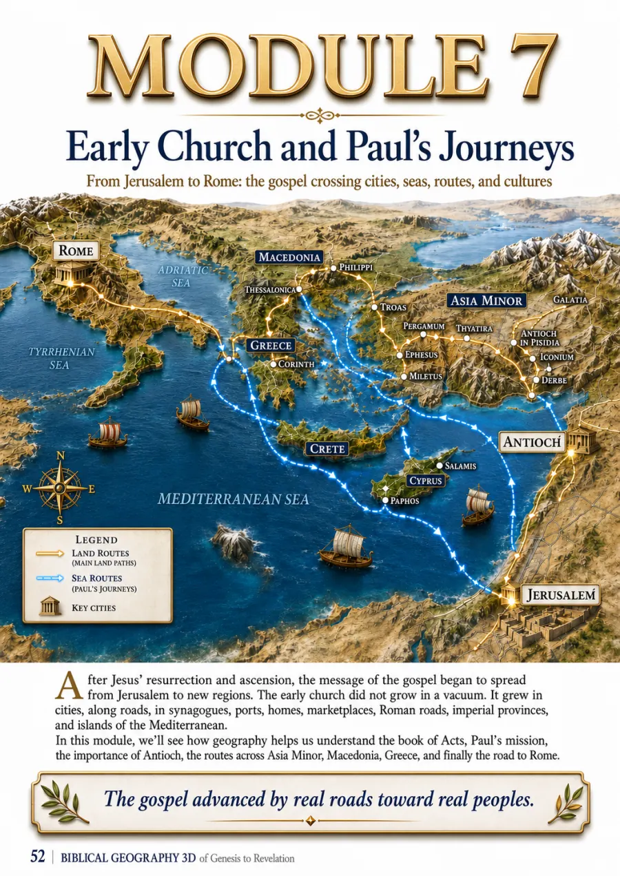Preview page - Early Church and Paul's Journeys