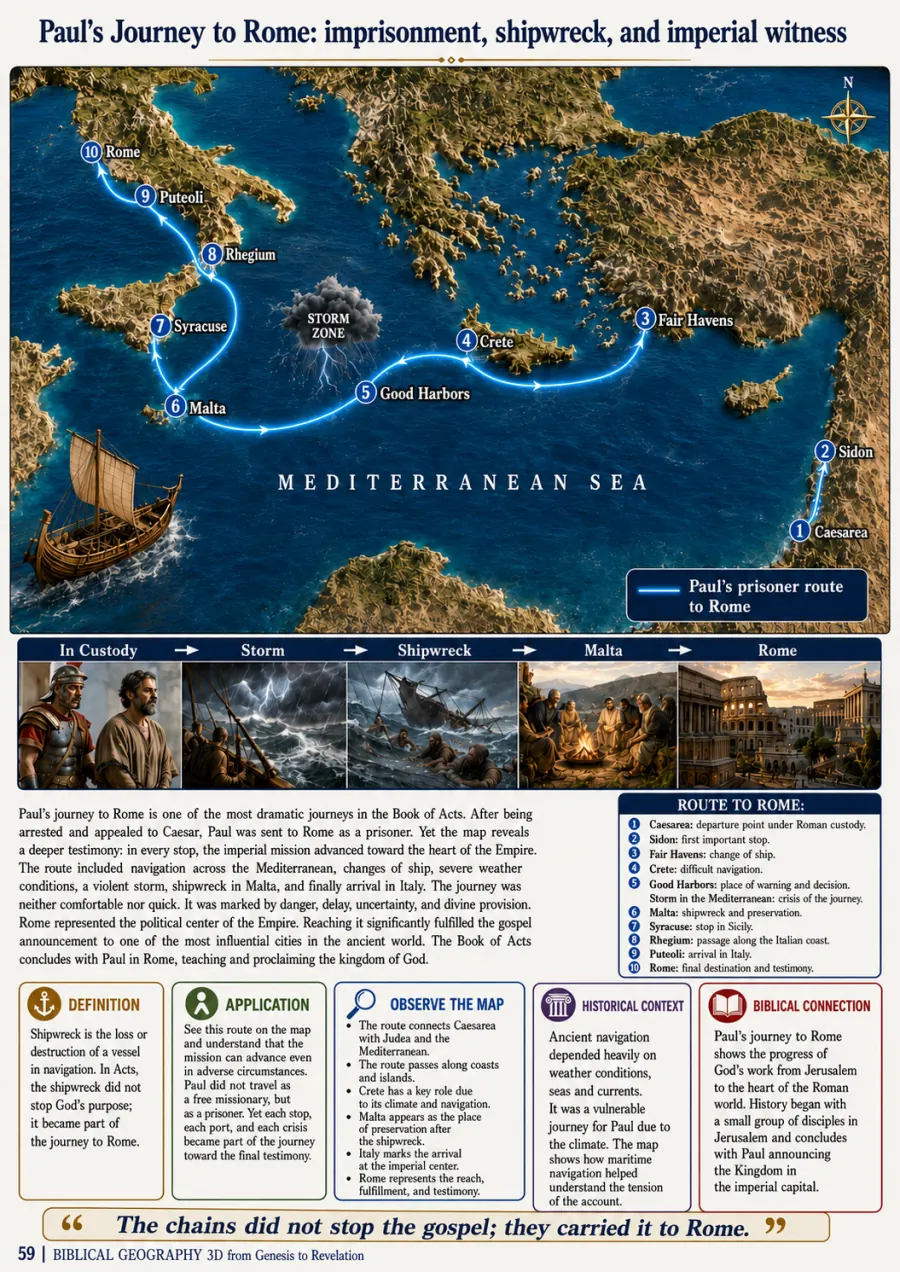 Preview page - Paul's journey to Rome